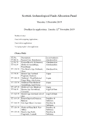 Scottish Archaeological Finds Allocation Panel