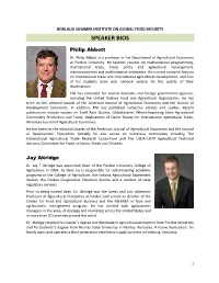 2012 Speaker Bios