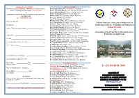21 - 22 MARCH, 2020) Prof