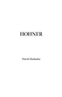 C:\Documents and Settings\Matt\My Documents\Scores\Maslanka\Hohner\Hohner.Sib
