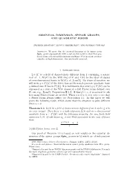 Essential Dimension, Spinor Groups and Quadratic Forms 3