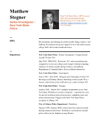 Matthew Stegner