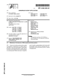 Modulators of the Function of FAS Receptors and Other Proteins