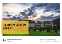 Placement Brochure 2020-21 the Recruiter’S Guide