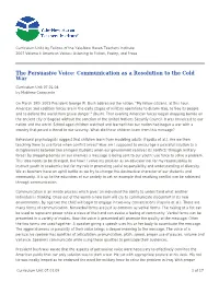 The Persuasive Voice: Communication As a Resolution to the Cold War