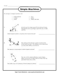 Identifying Simple Machines