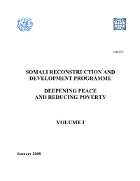 Somali Reconstruction and Development Programme