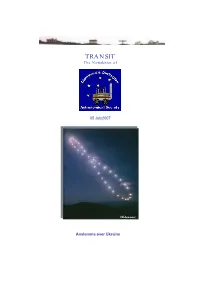 TRANSIT the Newsletter Of