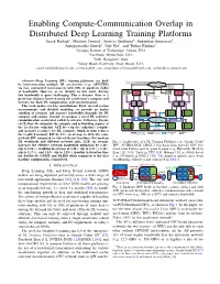 Enabling Compute-Communication Overlap in Distributed Deep