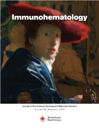 Vel Blood Group System: a Review J.R
