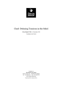Chad: Defusing Tensions in the Sahel