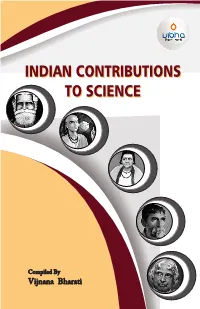 Indian Contribution to Science