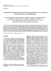 Localization of Preproenkephalin Mrna-Expressing Cells in Rat Auditory Brainstem with in Situ Hybridization