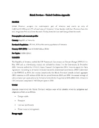 Shirak Province – Under2 Coalition-Appendix