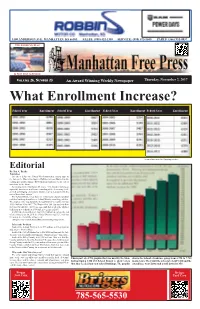 What Enrollment Increase?