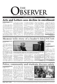 Arts and Letters Sees Decline in Enrollment