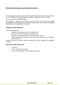 Decision Document
