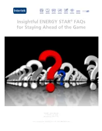 Energy Star Faq Wp