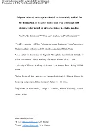 Polymer Induced One-Step Interfacial Self-Assembly Method for The