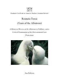 The Albatross Is a Bird Which Has Captured the Imaginations, Hunted