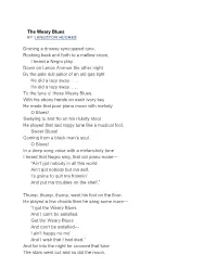 The Weary Blues Droning a Drowsy Syncopated Tune, Rocking Back And