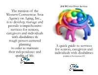 2018 WCAAA Direct Services