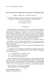 Finite Groups with Unbalancing 2-Components of {L(4), He]-Type