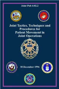 JP 4-02.2 JTTP for Patient Movement in Joint Operations, 30 Dec 1996