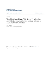 Review of Terraforming: Ecopolitical Transformations And