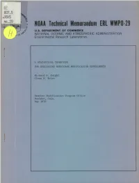 A Statistical Technique for Evaluating Hurricane Modification Experiments