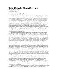 Brett Helquist Alumni Lecture