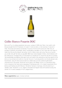 Collio Bianco Fosarin DOC