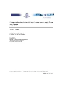 Comparative Analysis of Plant Genomes Through Data Integration
