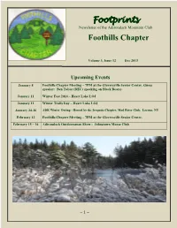Footprints Foothills Chapter