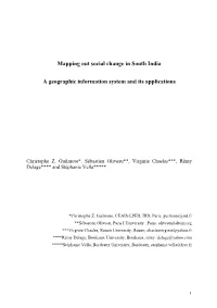Mapping out Social Change in South India a Geographic Information