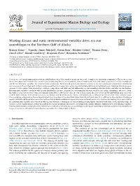 Wasting Disease and Static Environmental Variables Drive Sea