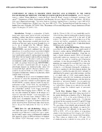 Comparison of Areas in Shadow from Imaging and Altimetry in the North Polar Region of Mercury and Implications for Polar Ice Deposits