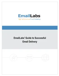 Emaillabs' Guide to Successful Email Delivery