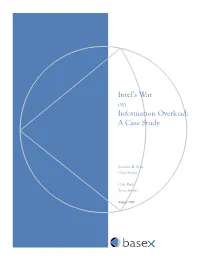 Intel's War on Information Overload: a Case Study