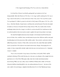 A Non-Apparitionist Reading of the Turn of the Screw James Sexton