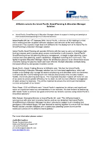 Allsaints Selects the Island Pacific Smartplanning & Allocation