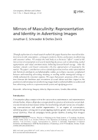Mirrors of Masculinity: Representation and Identity in Advertising Images Jonathan E