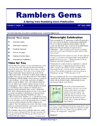Ramblers Gems a Spring Vale Rambling Class Publication
