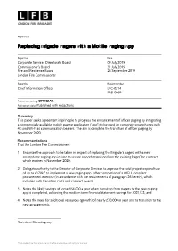 Replacing Brigade Pagers with a Mobile Paging App
