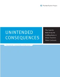 Unintended Consequences