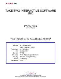 2007 Form 10-K