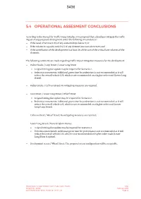 5.4 Operational Assesment Conclusions