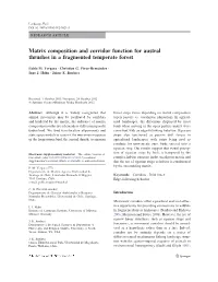 Matrix Composition and Corridor Function for Austral Thrushes in a Fragmented Temperate Forest