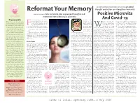 Reformat Your Memory