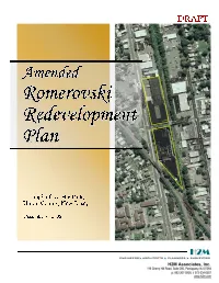 Amended Romerovski Redevelopment Plan